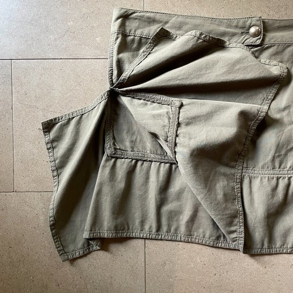 Stella McCartney khaki green mini skirt - Made in Italy-Sz. 12 - Picture 7 of 10